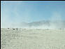 Pict9599 Dust Storm Starting Burning Man Black Rock City Nevada