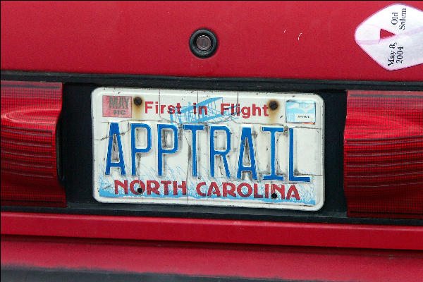 Appalachian Trail License Plate