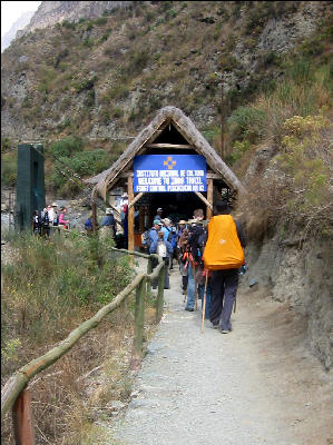 Entry Point to Inca Trail