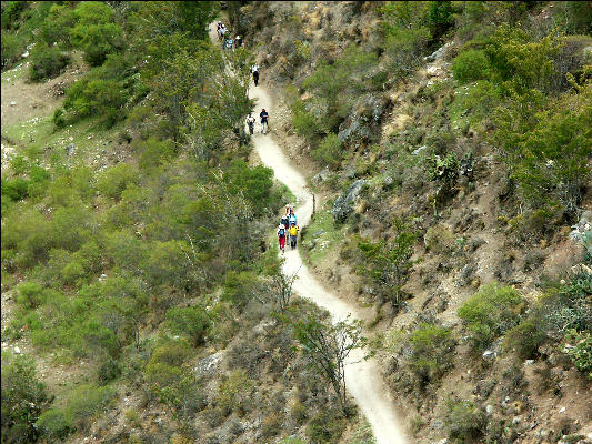 View of the Inca Trail on first day