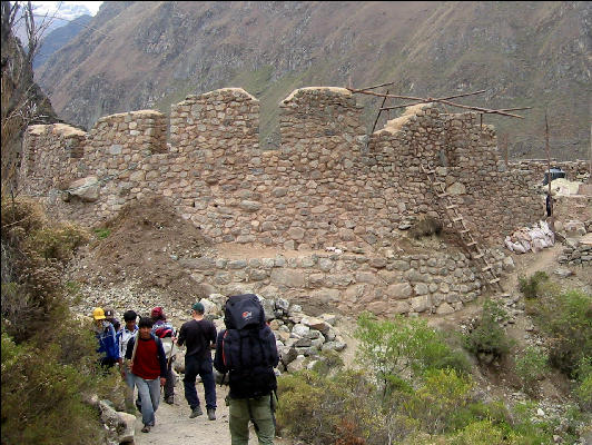 Huillcaraccay, Inca Trail