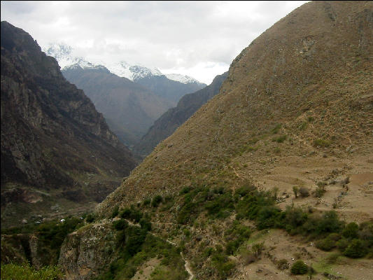 View on first day of Inca Trail