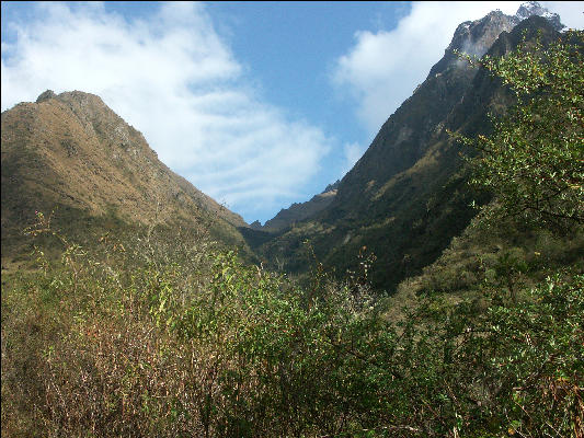 View on second day on Inca Trail