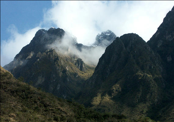 View from Inca Trail second day