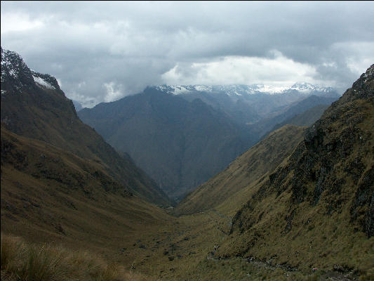 View from Dead Woman's Pass Inca Trail