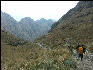 Going downhill after Dead Woman's Pass Inca Trail