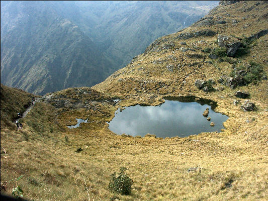 Lake on the Inca Trail