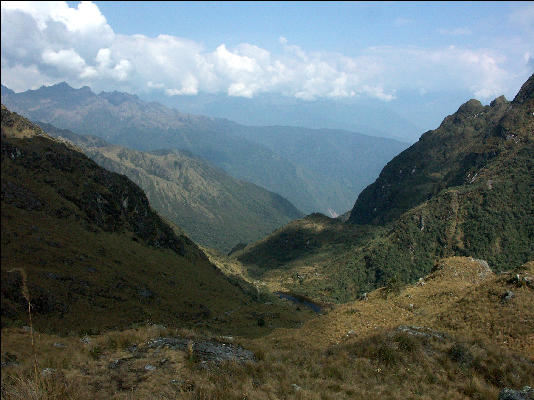 View from Second Pass Inca Trail