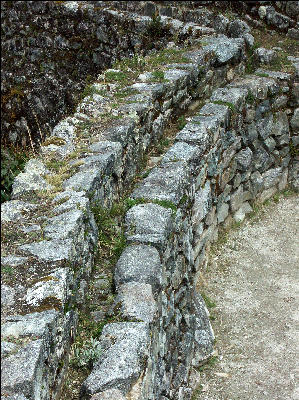 Aqueduct Sayacmarca Inca Trail