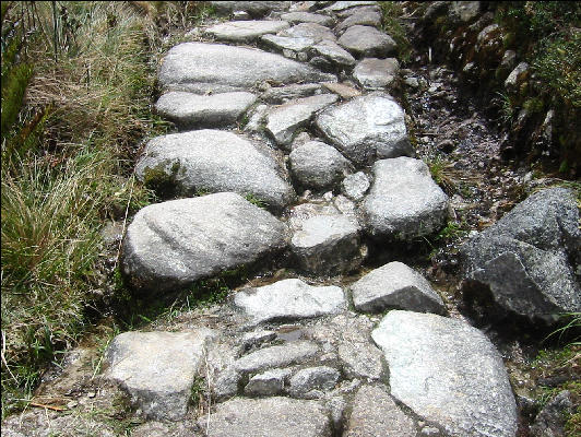 Rock work, Inca Trail 