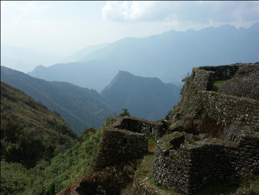 View from Phuyupatamarca Inca Trail