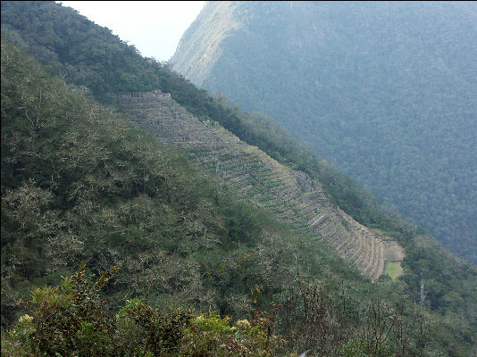 View of Inkipata, Inca Trail
