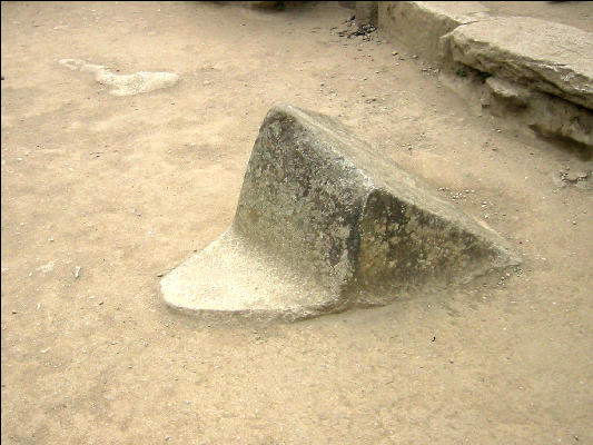 Triangular Stone near Principle Temple