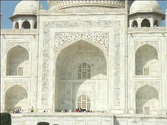 Pict3901 Taj Mahal Marble Entrance Agra