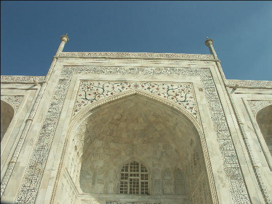Pict4015 Taj Mahal Marble Arch Door Agra