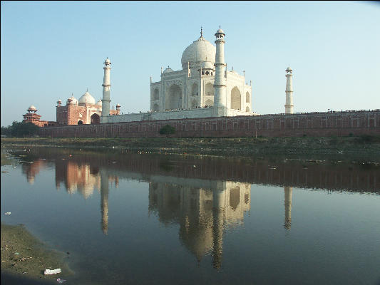 Pict4202 Taj Mahal Reflections Agra