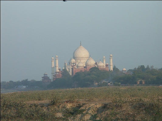 Pict4235 Taj Mahal From Distance Agra