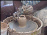 Pict8749 Turning Pots Closeup Wassi Pottery Ocho Rios Jamaica