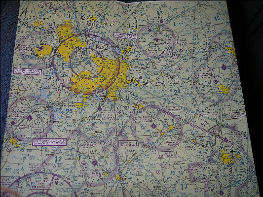 P1010938 Navigation Map Plane Trip Durham To Kitty Hawk